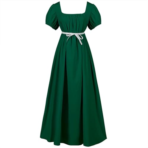 Generisch Renaissance Kleid Lang Victoria Mittelalterlich Hohe Taille Ballkleid mit Dekolleté und Üppigem Rock für Maskerade Ball und Karneval Festliches Abendkleid Generisch Renaissance Kleid Lang Victoria Mittelalterlich Hohe Taille Ballkleid mit Dekolleté und Üppigem Rock für Maskerade Ball und Karneval Festliches Abendkleid von Generisch