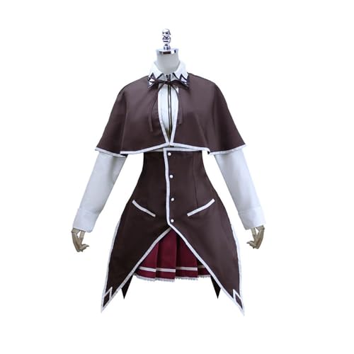 Generisch Rias Gremory Cosplay Kostüm High School Uniform Kleid Halloween Outfit,Brown-3XL Generisch Rias Gremory Cosplay Kostüm High School Uniform Kleid Halloween Outfit,Brown-3XL von Generisch