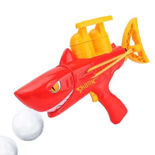 Generisch Schneeball Shooter, Schneeball Werfer Spielzeug, Winter Schneeball Shooter Für Outdoor Aktivitäten, Plüsch Ball Shooter Spielzeug, Schneekampf Spielzeug Für Verschneite Umgebungen Im Freien von Generisch