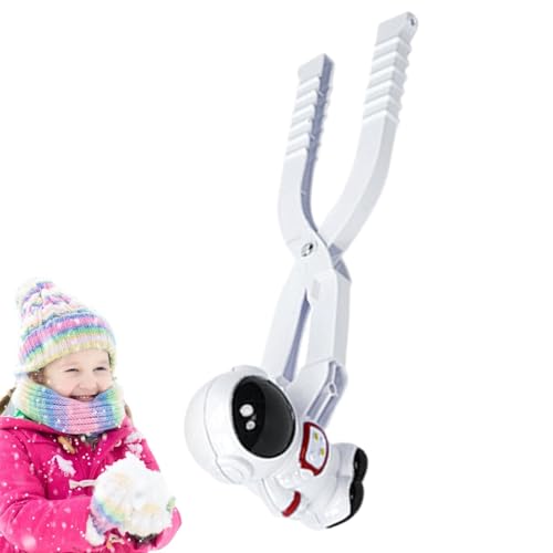 Generisch Schneeballform, Schneeballmacher für Kinder,Astronauten-Schneeball-Maker-Form-Clip-Werkzeug | Kinder Winter Outdoor Kleinkind Schneespiele, lustige Strandsandformen von Generisch