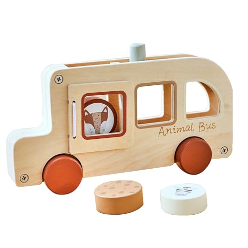 Generisch Schulbus Spielzeuge - Holz Modell-LKW - Pädagogisches Lernspielzeug Interaktiv Tragbares Spiel Kreatives Rollenspiel Zuhause & Homeschooling Unterhaltung Für Mädchen Generisch Schulbus Spielzeuge - Holz Modell-LKW - Pädagogisches Lernspielzeug Interaktiv Tragbares Spiel Kreatives Rollenspiel Zuhause & Homeschooling Unterhaltung Für Mädchen von Generisch