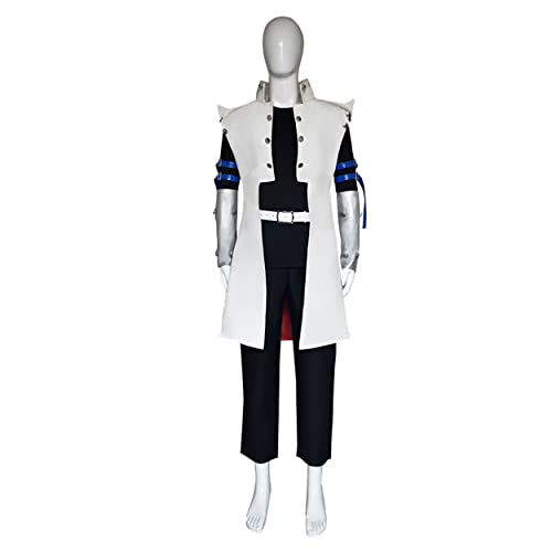 Generisch Seto Kaiba Cosplay Kostüm Uniform Anzug Halloween Weihnachten Party Outfits,White-M von Generisch