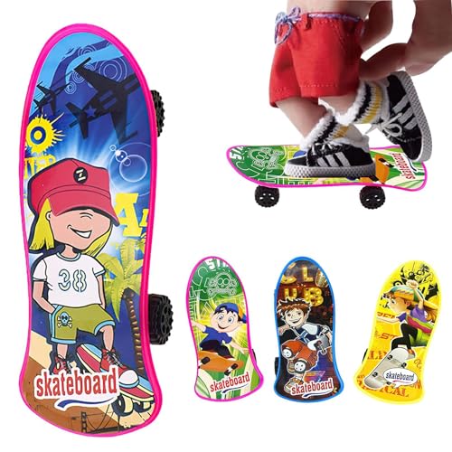 Generisch Skateboardspielzeug, Finger -Skateboards für Kinder - Fingerbretter Sport - Taschengröße Handskateboard für Fingerspitzen Bewegung Sport für Kinder Erwachsene Finger Skater von Generisch