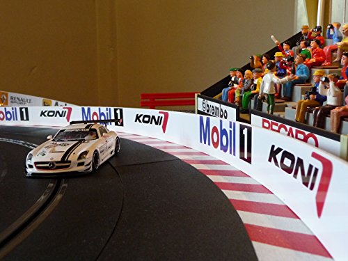 Generisch Slotcar LEITPLANKE Bande 4cm x 200cm für Carrera DIGITAL von Generisch