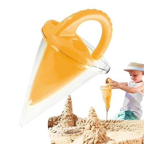 Generisch Spilling Funnel Sand Toy, Kids Sand Castle Building Toy, Sand and Water Mixing Toy, Sand Castle Toys for Kids, Beach Toys for Kids Aged 4-8, Creative Sand Toys for Kids von Generisch