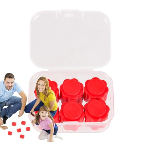 Generisch Steinspiel werfen, Steinfangen Spielzeug,Folk Stone Pebbles Set mit Aufbewahrungsbox - Familienreisespiele, Spielen Spielen, Spielzeug für Erwachsene Kinder trainieren von Generisch