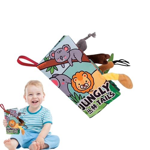Generisch Stoffbücher für Babys,Sensorikbuch - Tier-Design Lernaktivität Reisespielzeug Für Kinder 0-3 Jahre Kinderwagen Auto Kinderbett Generisch Stoffbücher für Babys,Sensorikbuch - Tier-Design Lernaktivität Reisespielzeug Für Kinder 0-3 Jahre Kinderwagen Auto Kinderbett von Generisch