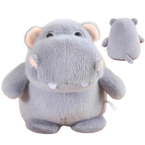 Generisch Stuffed Hippo, Cute for Kids' Bedroom, Hippo Stuffed Toys, Hippo Fashionable Throw Pillows, Home Sofa Bedroom Decoration, Plush Hippo Toy, Hippo Soft Plush Stuffed Animal von Generisch