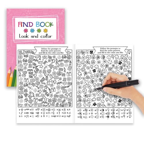 Generisch Suchen Und Ausmalen Buch - Malvorlagen Mit Cartoon-Figuren Für Kinder | Interaktives Suchen Und Finden Spiel Farbspielzeug Für Mädchen Für Zuhause Bibliothek Urlaub Reise Generisch Suchen Und Ausmalen Buch - Malvorlagen Mit Cartoon-Figuren Für Kinder | Interaktives Suchen Und Finden Spiel Farbspielzeug Für Mädchen Für Zuhause Bibliothek Urlaub Reise von Generisch