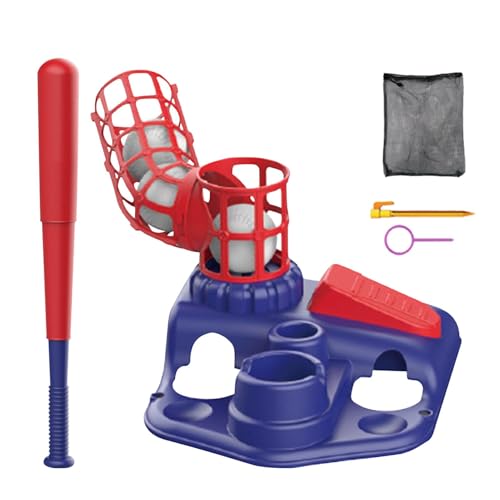 Generisch T-Ball-Set für Kinder,T-Ball-Set für Kinder - Baseballspiele im Freien - T-Ball-Set für Kinder im Alter von 3–8 Jahren, Baseball-Teeball-Set für Kleinkinder, pädagogische Baseballspiele von Generisch