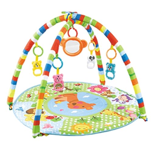 Generisch Toddler Play Gym, Foldable Play Piano, Cartoon Gym Pad, Portable Activity Mat, Music Play Mat for, Fun & Interactive Music Play Mat Educational Developmental Features for Home, School von Generisch