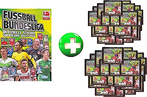 Generisch Topps Bundesliga 2015/16 - Sammelsticker - Album + 100 Tüten von Generisch