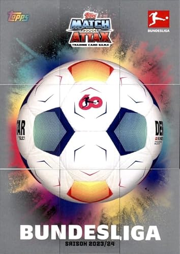 Generisch Topps Match Attax Bundesliga - 2023/24 - Alle 9 Puzzle Karten (Offizieller Spielball) von Generisch