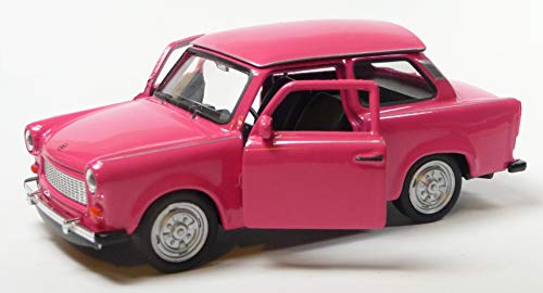 generisch Trabant Sonder-Edition neon pink Trabi Trabbi DDR Modellauto ca. 11-12 cm von Piuess