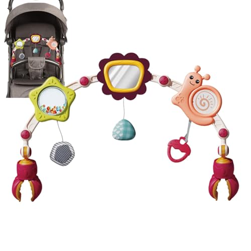 Generisch Travel Arch Stubenwagen-Spielzeug,Sensorisches Stubenwagenspielzeug mit mobilem Aktivitätsbogen -Design für Reisebett-Hüpfer und Kinderwagen-, Aktivitäts-Kinderbettspielzeug für Kinder, Generisch Travel Arch Stubenwagen-Spielzeug,Sensorisches Stubenwagenspielzeug mit mobilem Aktivitätsbogen -Design für Reisebett-Hüpfer und Kinderwagen-, Aktivitäts-Kinderbettspielzeug für Kinder, von Generisch