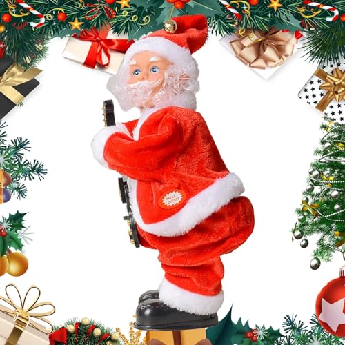 Generisch Twerking Santa | Dancing Santa Toy | Santa Dance Toy | Funny Twerking Santa | Interactive Santa Toys | Booty Shaking Singing and Dancing Electric Santa Claus Doll Toy for Kids Adults von Generisch