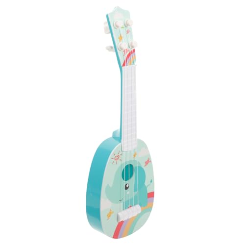 Generisch Ukulele Kindergitarre Babymusik Kindermusik Kindermusikinstrument Kindermusik Kindermusikinstrument Himmelblauer Kunststoff von Generisch