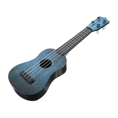 Generisch Ukulele für Anfänger kinderinstrumente musikinstrumente lernmusik musikspielzeug Gitarre Spielzeuge Kindergitarre für Mädchen Ukulele für anfänger Plastik Blue von Generisch