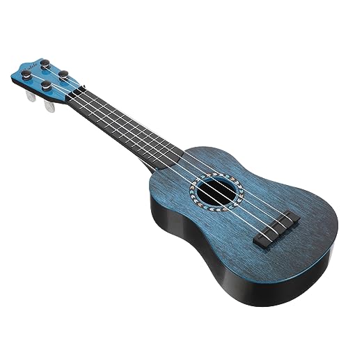 Generisch Ukulele- für Kleinkinder kinderinstrumente musikinstrumente lernmusik Spielzeuge Kleinkind Spielzeuggitarre für Ukulele für Plastik Blue von Generisch