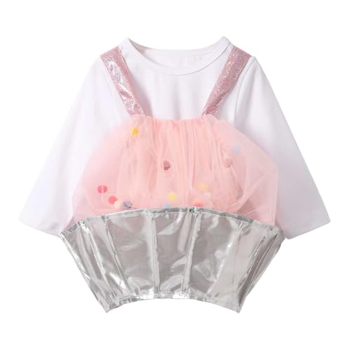 Generisch Unisex Baby Kleidung Baby Strampler Jungen Mädchen Kuchen Neugeborene Kostüm Cosplay Kostüm Overall Kostüm Faschingskostüme Karneval Kostüm 2025 von Generisch