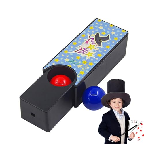 Generisch Veränderliche Magic Box Requisite - Trick Toy Requisiten veränderbare Box, Werden rot bis Blaue Ball Zaubertrickshow Requisiten, Nahaufnahme Magic Gimmick für Kinder Erwachsene von Generisch