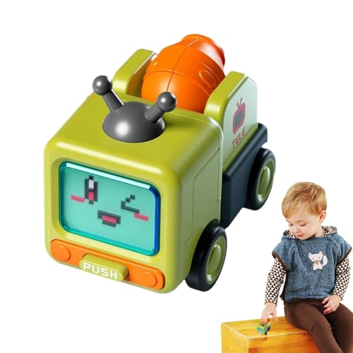 Generisch Verformungsspielzeugauto, Verformungsauto - Reibungskraft-Roboterauto,Lustiges Spiel, Kollisionsrotations-Transformationsfahrzeug, Lernspielzeug für Kinder von Generisch