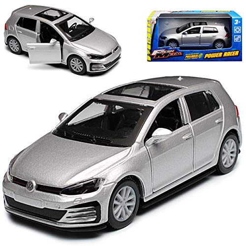 Generisch Volkwagen Golf VII G*T*I Silber Türer Ab 2012 mit Rückzugsmotor ca 1/43 1/36-1/46 Modell Auto von Generisch