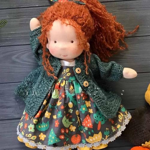 Generisch Waldorf Doll Handmade,Vintage Crocheted Doll,Birthday Gift of Waldorf Handmade Doll (#6) von Generisch