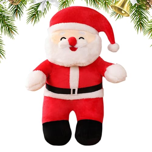 Generisch Weihnachtsmann Stofftier, Weihnachtsplüsch, Weihnachtsmann-Plüschpuppen-, 50,8 cm Weihnachtsmann-Plüschkissen, singendes Spielzeug für Sofa, Couch, und Mädchen, Schlafzimmer, Ornament von Generisch