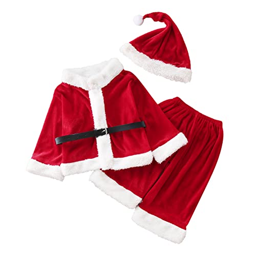 Generisch Weihnachtsstrampler Baby-Unisex Baby Jungen Mädchen Weihnachten Neugeborenes Weihnachtsmann Niedlich Outwear Herbst Winter Outfit Für Jungen Und Mädchen von Generisch