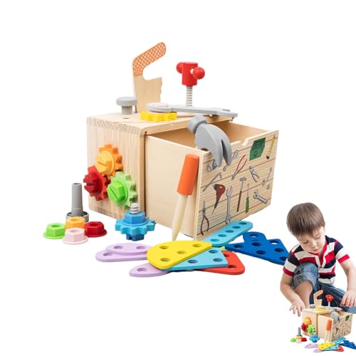 Generisch Werkzeugset aus für Kinder, Werkzeugset für Kleinkinder - Spielen Sie -Werkzeugset. Rollenspiel-Set | Rollenspiel-Lernspielzeug STEM-Lernkonstruktionsspielzeug für und Kinder von Generisch