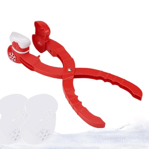 Generisch Winter-Schneeball-Maker-Clips,Schneeball-Maker-Klemmen, Weihnachtssocken-Form-Schneeball-Klemmen-Werkzeug, Outdoor Winter Play Schnee Sand Form Werkzeuge für Kinder Freunde Kinder von Generisch