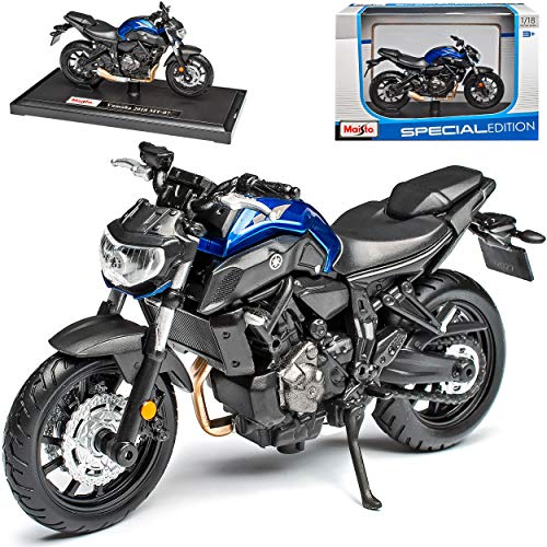Generisch Yamah. MT-07 Naked Bike Blau Ab 2014 1/18 Modell Motorrad Generisch Yamah. MT-07 Naked Bike Blau Ab 2014 1/18 Modell Motorrad von Generisch