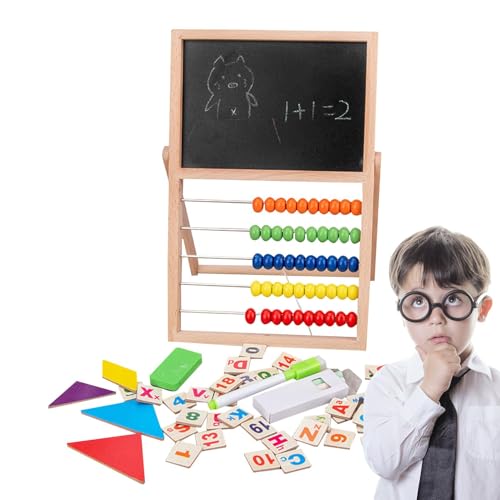 Generisch Zähler für Kinder Mathe Mathe-Spiele für Kinder, Vielseitiges Abakus-Mathe-Zählspielzeug aus Holz, Lustige pädagogische Mathe-Spiele, Früherziehungsspielzeug für den Heimkindergarten von Generisch