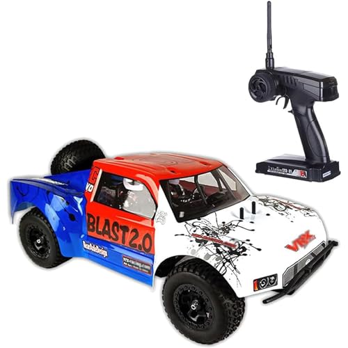 Generisch Zwei-Gang-Nitro-RC-Car für Erwachsene 1/10 20,9 Zoll Gasmotor-Fernsteuerungs-Truck 70 km/h 2,4G 18CXP Nitro-Motor Short Course Rallye-Fahrzeug,Weiß Generisch Zwei-Gang-Nitro-RC-Car für Erwachsene 1/10 20,9 Zoll Gasmotor-Fernsteuerungs-Truck 70 km/h 2,4G 18CXP Nitro-Motor Short Course Rallye-Fahrzeug,Weiß von Generisch