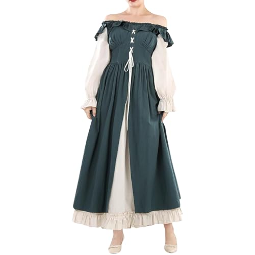 Generisch elfen kostüm damen steampunk,black friday angebote 2024 spielzeug üBergrößE kleid mittelalter damen Vintage rapunzel kostüm damen Tages Angebote Sale Damen faschingskostüm mädchen von Generisch