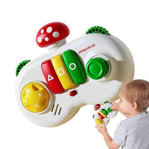 Geschäftiger Game Controller Board, Kinder geschäftige Spielzeuge für Reisen,Fun Pilz geschäftige Spielzeug - Fine Motor Skills Bildungsspiel, Reiseaktivitäten mit 3 Modi, musikalischer Controller für von Generisch