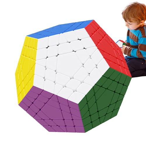 Geschwindigkeitswürfel, Dodekaederwürfel,12-seitiges Geschwindigkeitswürfel-Spielzeug - Magic Speed ​​Cube Spielzeug, Cubes Brain Teaser Spiele, Magic Twist Puzzle Zappelspielzeug für Kinder Erwachsen von Generisch