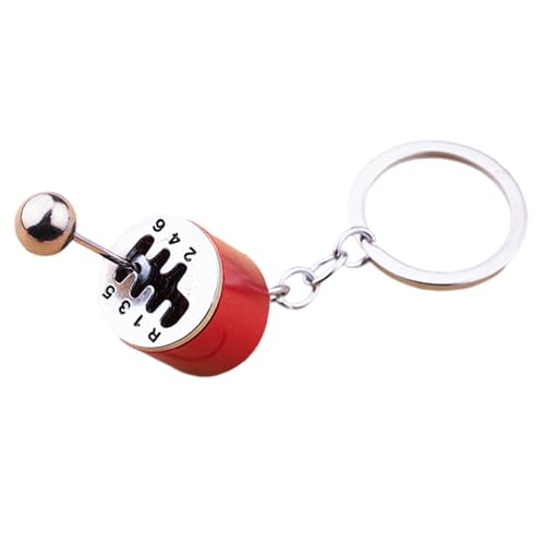 Getriebeschlüsselkaint, Auto Shifter Gear Keychains - Automatische Getriebeschlüsselkette | Creative 6 -Speed ​​-Getriebe -Hebelschlüsselung, Key FOB -Schlüsselschainszubehör von Generisch