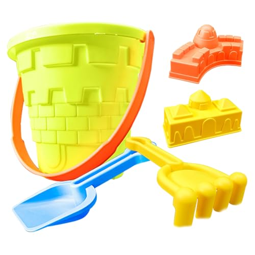Giochi Di Kids Beach Sandspielzeug-Set | 5 x Strandeimer für Kinder | Sand-Set mit bequemem Griff | Lustiges Spielset für Kinder ab 3+, Outdoor-Aktivitäten für Ba Giochi Di Kids Beach Sandspielzeug-Set | 5 x Strandeimer für Kinder | Sand-Set mit bequemem Griff | Lustiges Spielset für Kinder ab 3+, Outdoor-Aktivitäten für Ba von Generisch