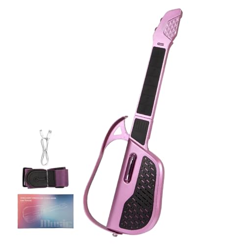 Gitarre für Kinder, schnurlose Gitarre für Anfänger – faltbares Musikinstrument für Anfänger Reisen Musikerziehung Party Familie Schule Gitarre für Kinder, schnurlose Gitarre für Anfänger – faltbares Musikinstrument für Anfänger Reisen Musikerziehung Party Familie Schule von Generisch