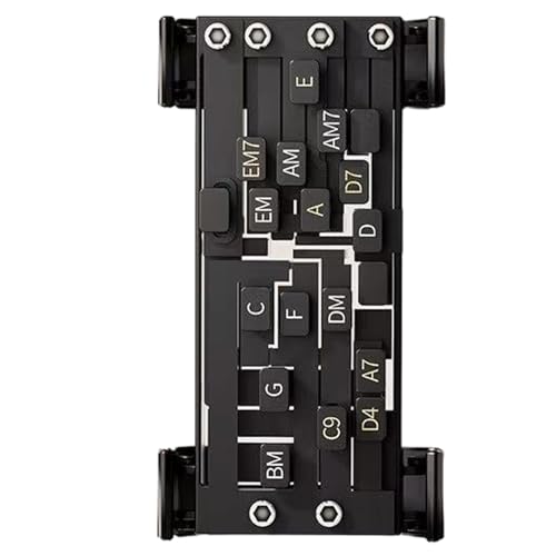 Gitarren-Akkordpresser, Gitarren-Akkord-Trainer | Gitarrenstarter-Lerntool,Akkord-Lernsystem, Gitarrenhilfe, Akkord-Artefakt-Werkzeug für den Schulungsunterricht von Generisch