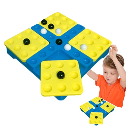 Go-Brettspiel, Go-Game-Brettset | Drehbares Gomoku-Brettspiel | Brettspiel für Erwachsene, Schach-Go-Spiel, Brettspiel-Set für Kinder über 8 Jahre, Kreativität, Familienspiele für Kinder von Generisch