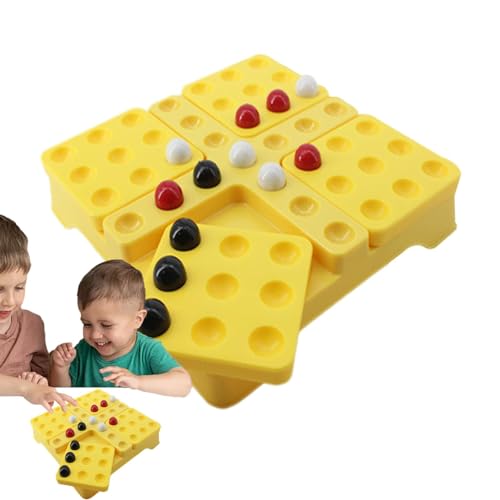 Go-Spielset, Go-Spielbrett | Drehbares Schach-Gomoku-Spielzeug,Brettspiel für Erwachsene, Schach-Go-Spiel, Brettspiel-Set für Kinder über 8 Jahre, Kreativität, Familienspiele für Kinder von Generisch