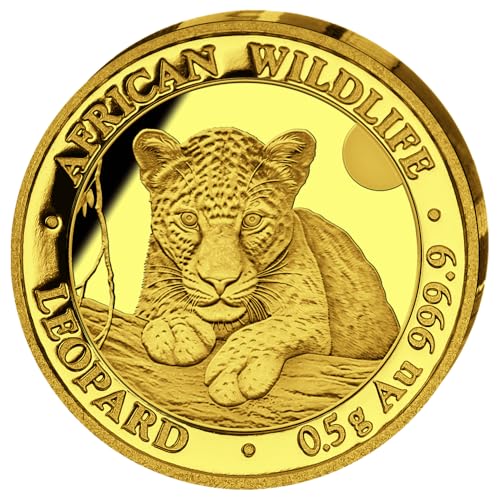Goldmünze 0,5 Gramm Somalia Leopard 2025 20 Shillings 999.9 Gold Münze Goldmünze 0,5 Gramm Somalia Leopard 2025 20 Shillings 999.9 Gold Münze von Generisch
