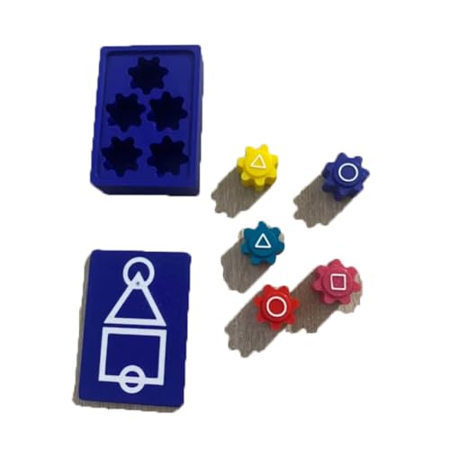 Gonggi Koreanisches traditionelles Spiel, Gonggi Jack Stone Pebbles Set Steinfangspiel, Jacks Game Jack Stone Game Familienaktivität, tragbar und langlebig für alle Altersgruppen (5 Stück + Sockel2) von Generisch