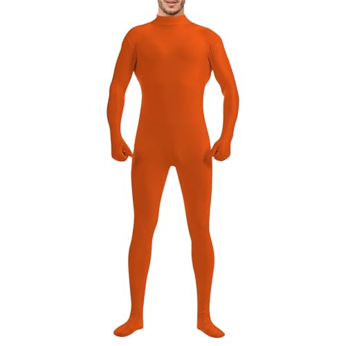 Green Screen Bodysuit Body Suit Full Body Split Design Disappearing Man for Photography Film Video Photo Effect Unisex Stretch Costume for Adults, Fits 160 Cm To 180 Cm Body Suit Mini-Studio von Generisch