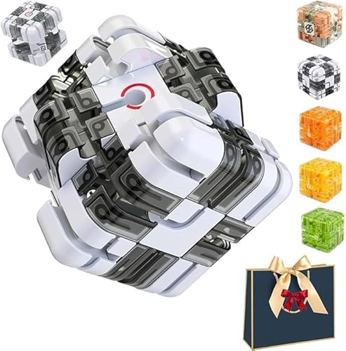 Großes Labyrinth, 3D-Puzzle, Labyrinth-Würfel – Spannendes Denkspiel, Pädagogisches Fokusspiel, Geschenk Für Erwachsene Und Teenager,Grey Großes Labyrinth, 3D-Puzzle, Labyrinth-Würfel – Spannendes Denkspiel, Pädagogisches Fokusspiel, Geschenk Für Erwachsene Und Teenager,Grey von Generisch