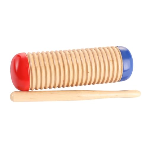 Guiro-Spielzeug – -Guiro-Set | 2025 Musikinstrument-Rhythmusspielzeug | Guiro Instrumententraining Musikton Mit Mallet Musikalisches Trainingsgerät Für Anfänger Und Profis | 14 * 4 * 4 cm/5,11 * 1 von Generisch