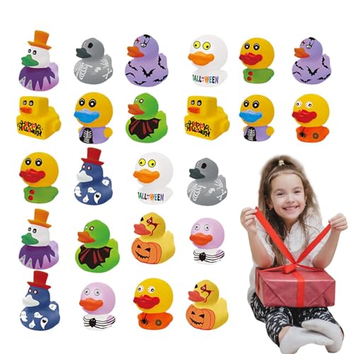 Halloween-Enten-Badespielzeug, Gummi-Entenspielzeug - Verschiedene Gummienten-Badespielzeuge,Verschiedene Gummischwimmer für Kinder, Halloween-Enten für und Mädchen, für Kinder, Partygeschenke, Tricks von Generisch